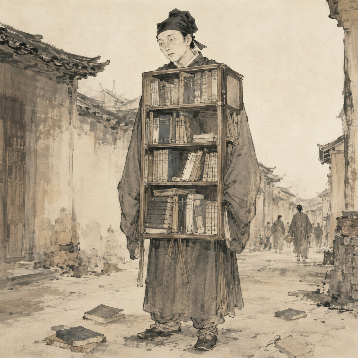 两脚书橱的人