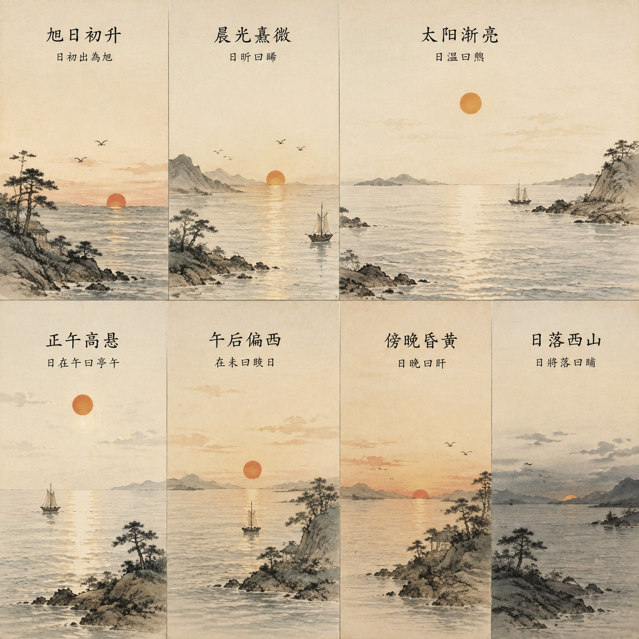 太阳时辰雅称图