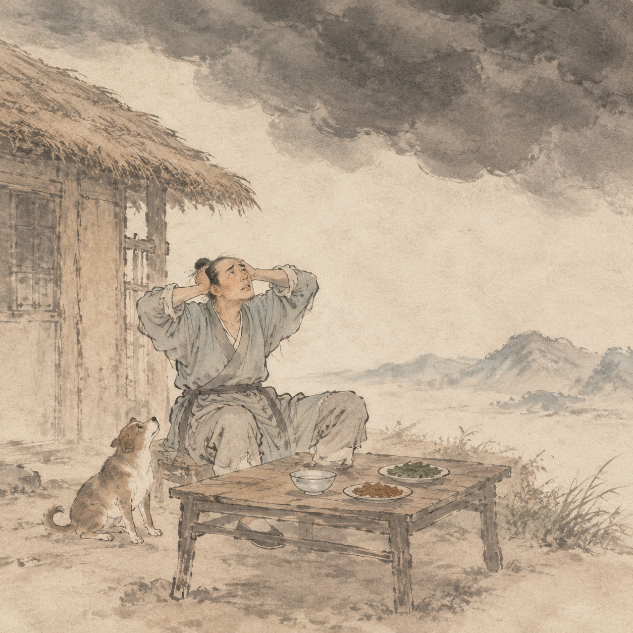 杞人忧天图